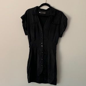 Myne black dress. 100% silk. Size 0.